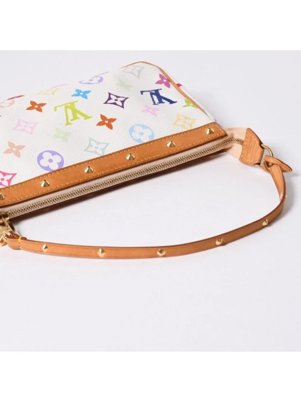 Louis Vuitton Pochette Accessoires Pouch Monogram Multicolor Takashi Murakami